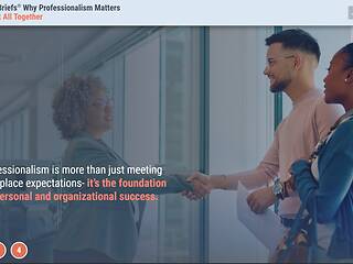 TrainingBriefs® Why <mark>Professionalism</mark> Matters
