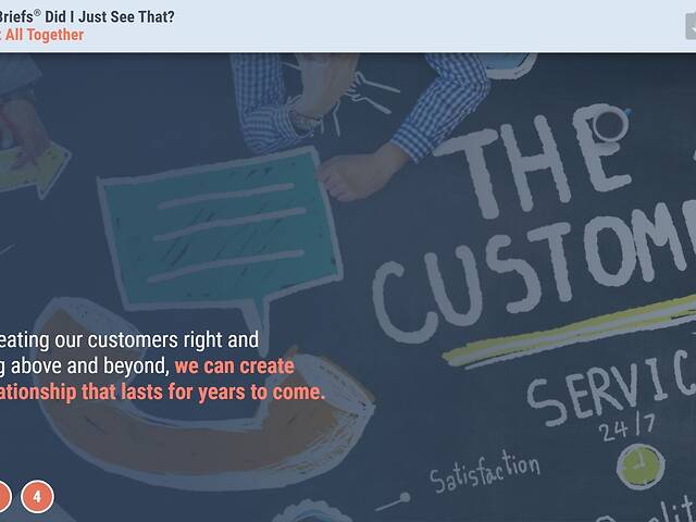 TrainingBriefs® Did I Just See That?