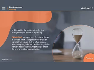 Got Sales?™ Time Management