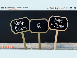 TrainingBriefs® A Difference of Opinion